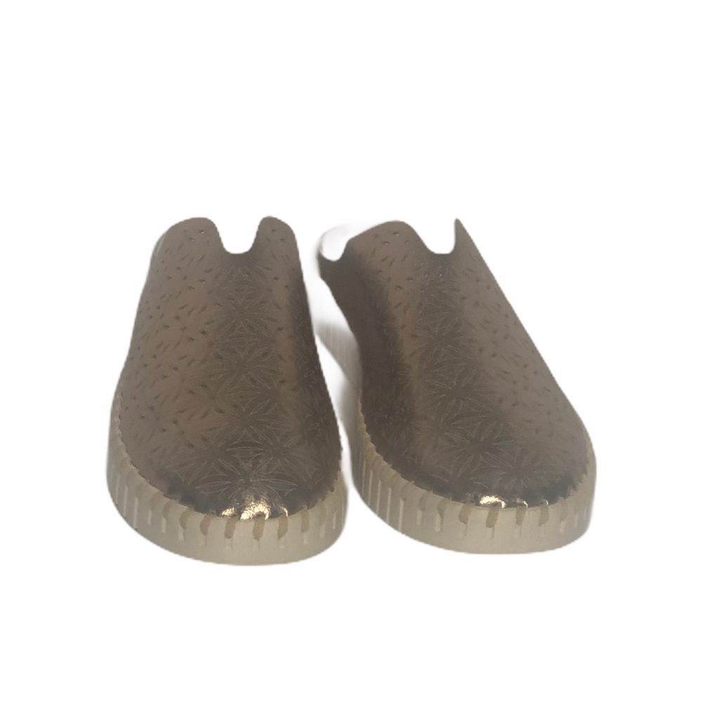NWOT Bernie Mev Rose Gold Perforatef Slide - Picture 6 of 13